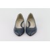 EMIS kék  lakkbőr női cipő